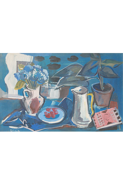 Gera Éva: Csendélet kékben