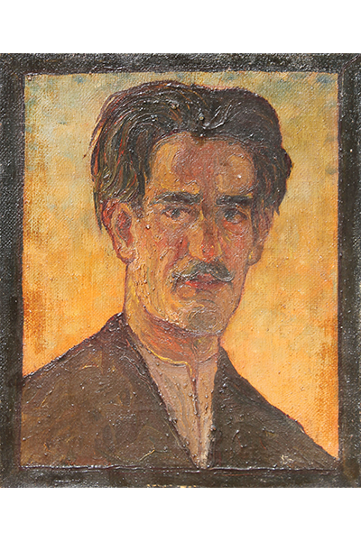 Magyar (nagybányai) festő: Férfiportré (1900 körül)
