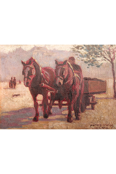 Mátrai Vilmos: A szeneskocsi Budán, 1926. IV. 12
