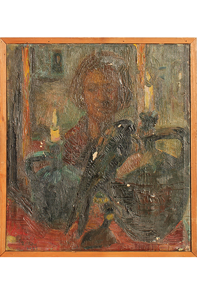 Szitás Erzsébet: Önarckép, 1965