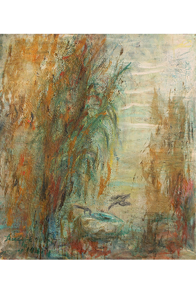 Szitás Erzsébet: Vízparton, 1987