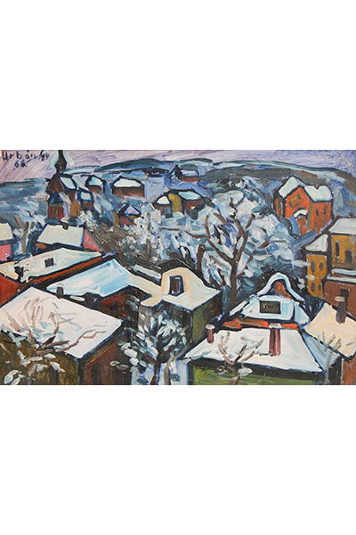 Urbán György: Kilátás a városra, 1968