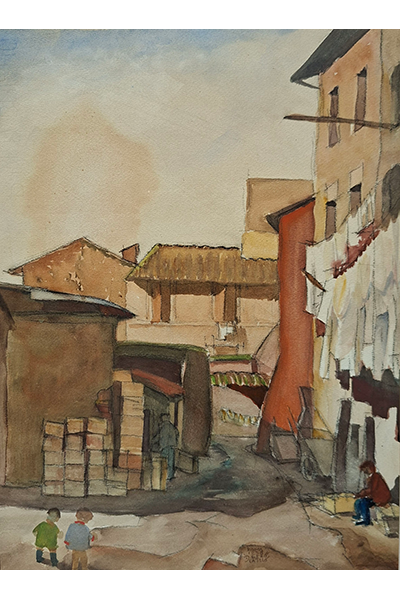 Ifj. Gerő László: Pakolás (Róma, 1938)